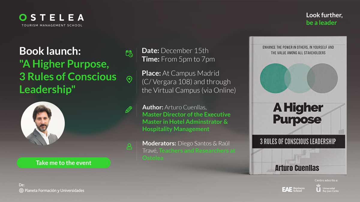 Presentación de “A higher Purpose, 3 Rules of Conscious Leadership" 